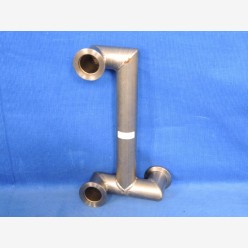 Vacuum Pipe DN25 KF w. 3 connectors